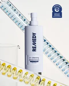 REMEDY Gel-to-Foam Cleanser with .5% Salicylic Acid for Face & Body - REMEDY for Cleansing - Ceramides, Glycerin, Green Tea - Gentle Exfoliating Face Wash - By Dermatologist Dr. Shah