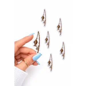 Mini Fish Fishing Rod Embroidered Patch