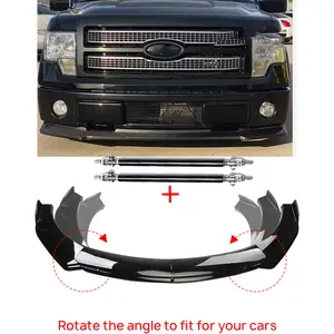 Front Bumper Lip Part Accessories Splitter Spoiler For Ford F-150 Lariat XL