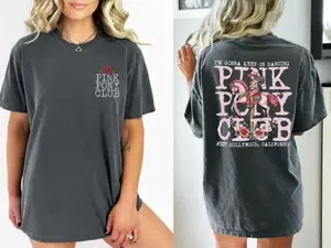 Comfort Colors Pink Pony Club Shirt, I'm Gonna Keep On Dancing Tee, Pink Pony  2 Sides TShirt, Chappell Roan Shirt, Midwest Princes Shirt