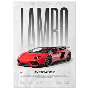 Lamborghini - Aventador - Poster