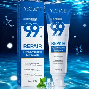 Yecuce Hydroxyapatite Toothpaste, Repairing Teeth, Long-Lasting Freshness, Reduces Sensitivity, Soothes Sensitive Gums & Teeth, 120g Tube