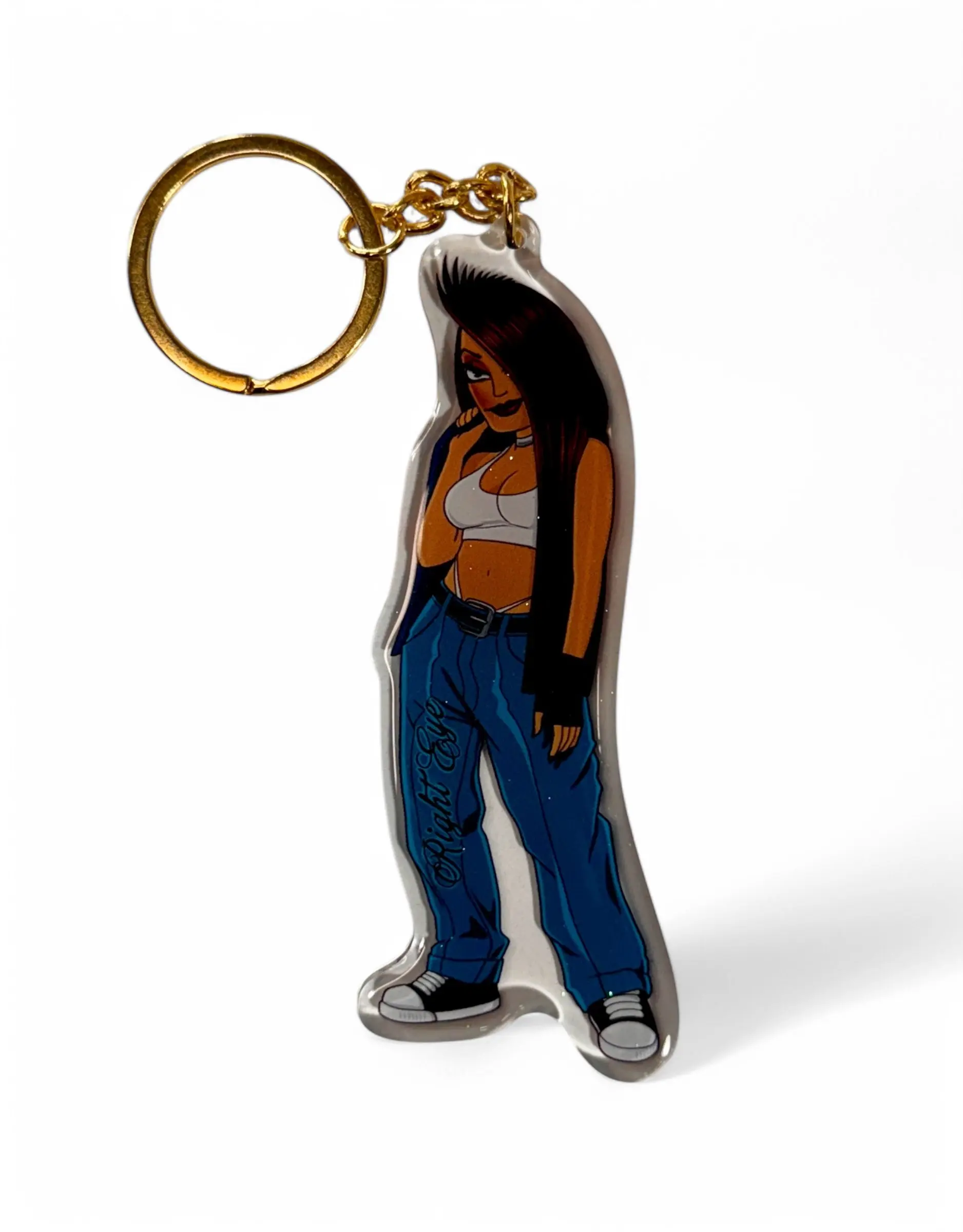 HomieGirl New School Right Eye Collectible Key Chain