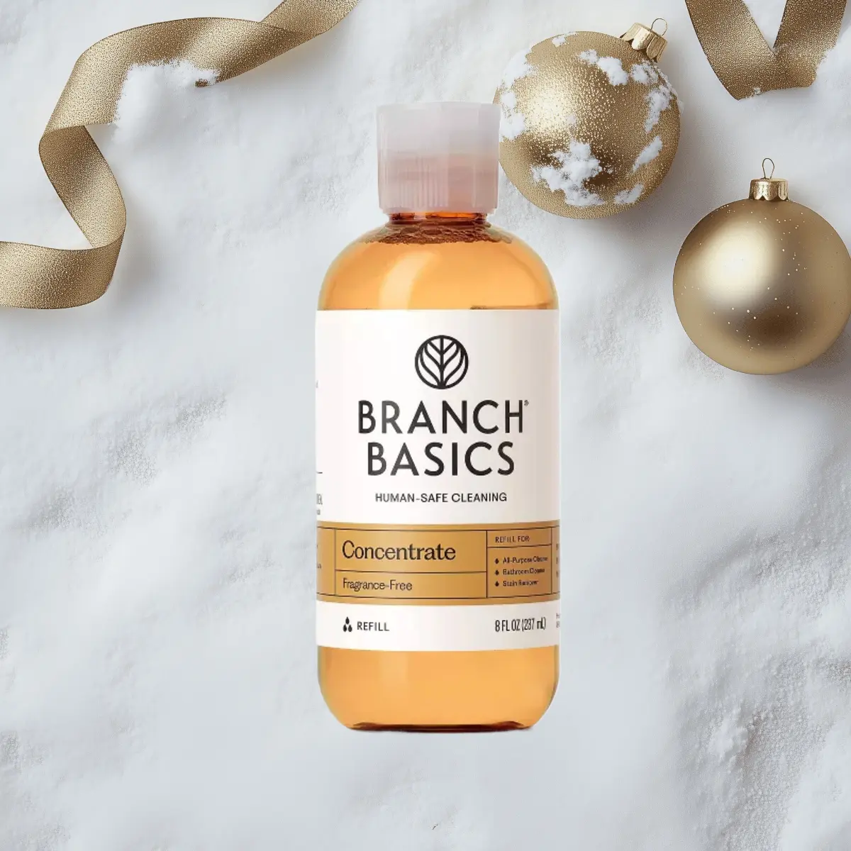 Branch Basics Fragrance-Free All-Purpose Cleaner 8oz - Fragrance-Free Cleaner, 8oz, Concentrate, for All Surfaces, Eco-Friendly, Multi-Purpose