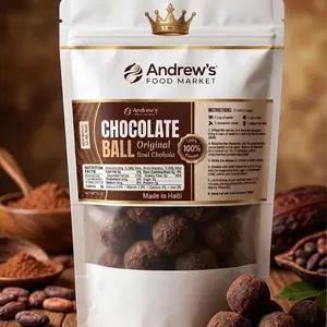 Chocolate Snacks Bundle - 3-Count Original Cocoa Flavor Snack Balls, Chocolate Dessert Block & Bar