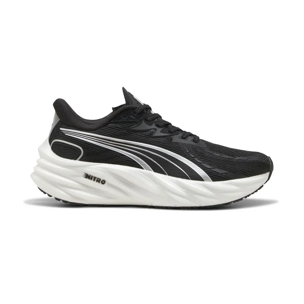 PUMA Womens Velocity Nitro 4 Running Sneakers Shoes - Black