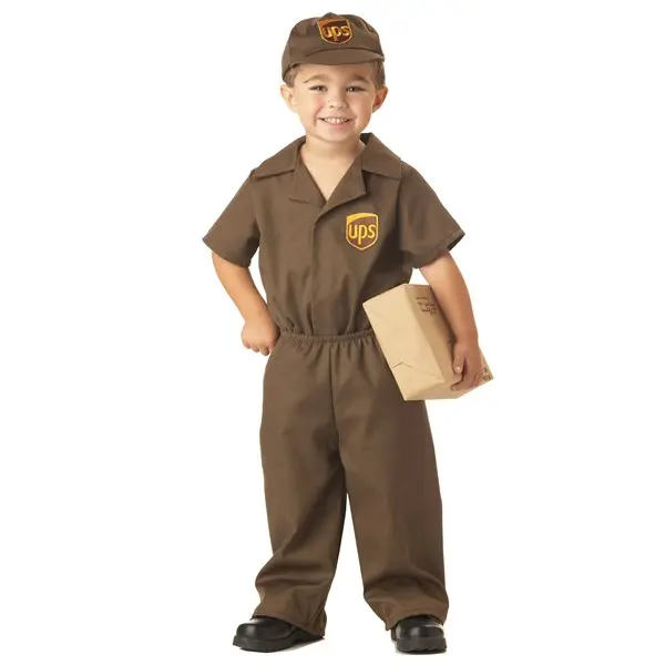 Toddler UPS Delivery Costume