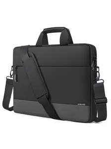 14-17.3 Inch Laptop Briefcase, Waterproof Laptop Bag, Compatible with Macbook Pro, Asus Laptop, Slim Messenger Bag with Shoulder Strap