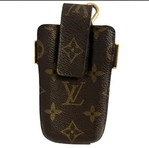 Pre-owned Louis Vuitton Coated Canvas Phone Case Etui #1337