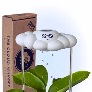 The Cloud Makers Cooper the Cloud - Decorative Dripping Rain Cloud Waterer for Houseplants with Patented USA-made Design & 4 oz Water Capacity