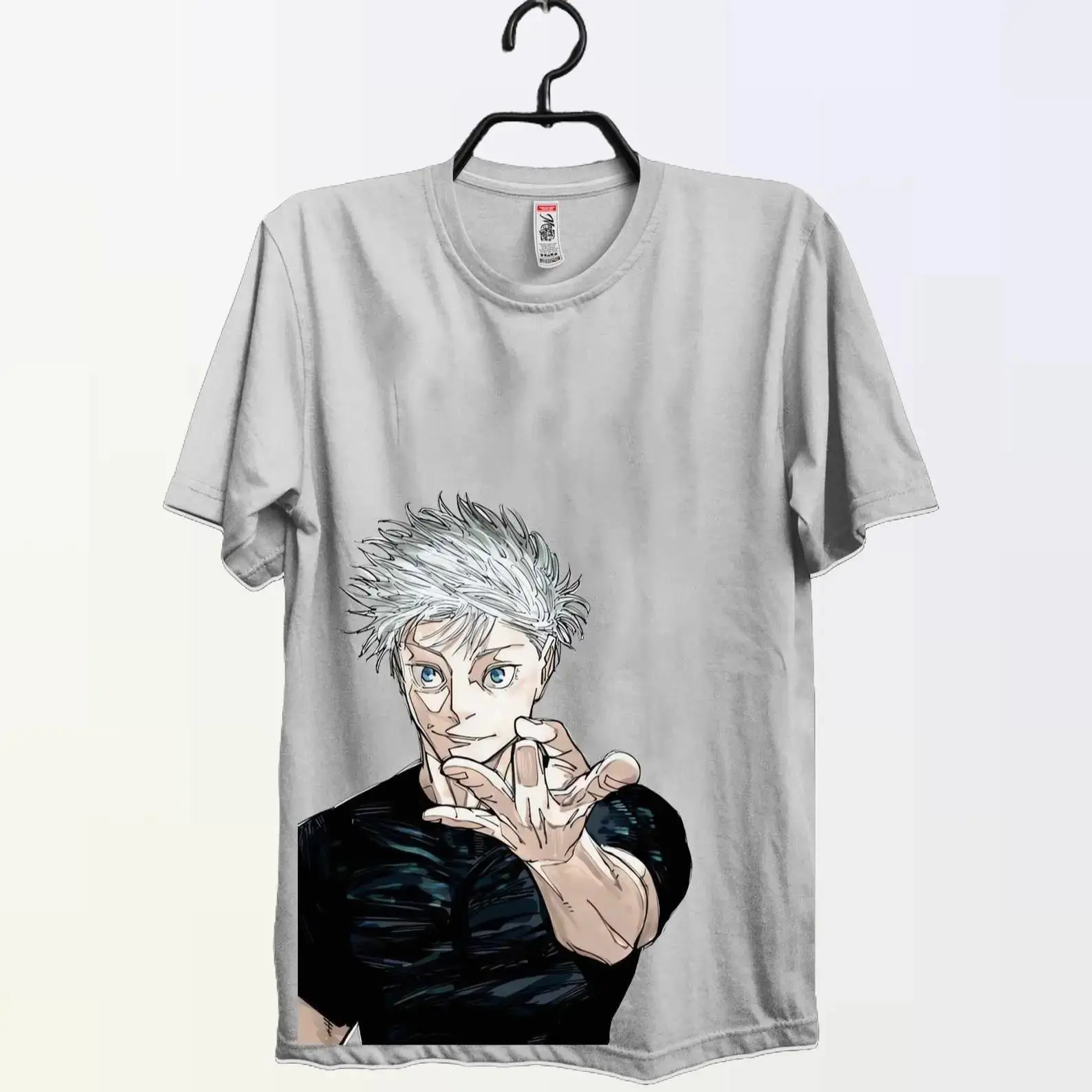 Gojo Jujutsu Kaisen Characters Friends Sweatshirt, Anime T-shirt Sweatshirt Hoodie Cotton Menswear Top Relaxed Fit Tee Underwear