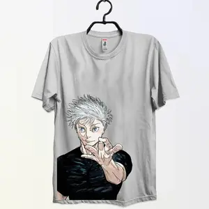 Gojo Jujutsu Kaisen Characters Friends Sweatshirt, Anime T-shirt Sweatshirt Hoodie Cotton Menswear Top Relaxed Fit Tee Underwear