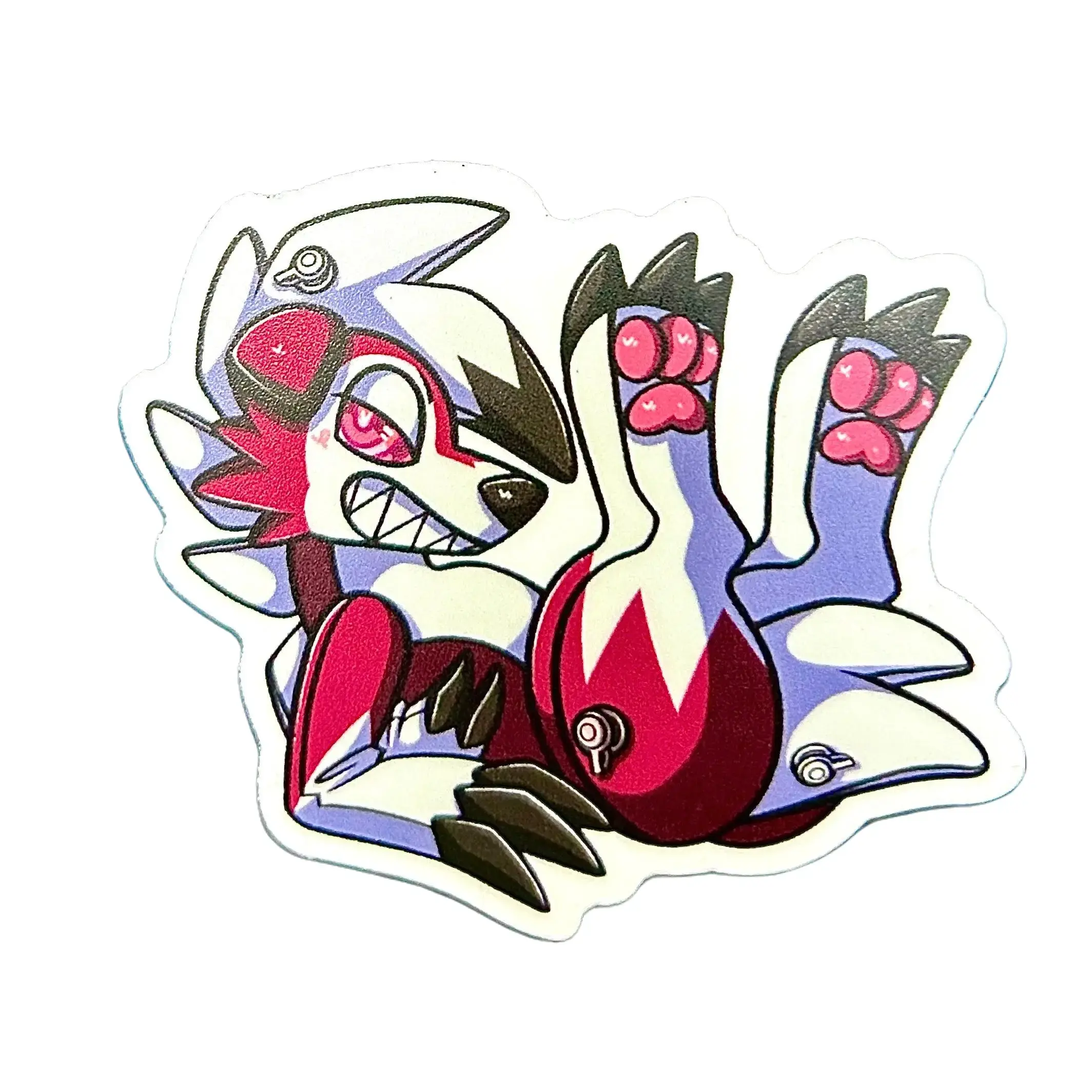 Pool Toy Midnight Lycanroc Regular or Shiny Vinyl Sticker