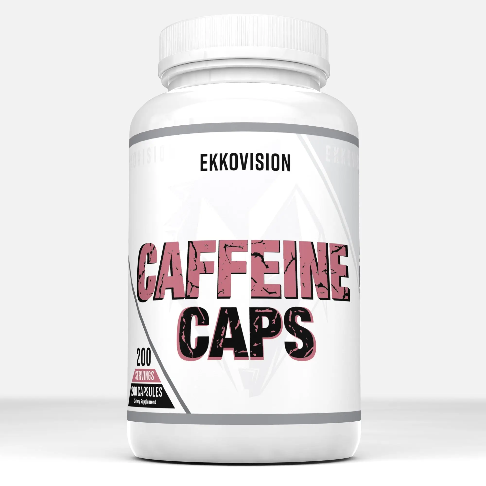 EKKO Caffeine Capsules | 200 Servings | 3rd Party Tested