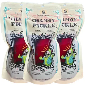 Chamoy Pickle 3 Pack by Dále Shine for Snacking, Gift, TikTok Challenge