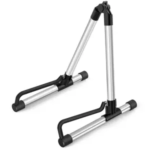 Donner DS-1 Aluminum Guitar Stand, Gray/Silver