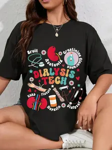 100% Cotton Unisex Dialysis Tech Dialysis Technician Appreciation ney RN T-Shirt