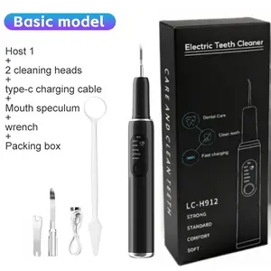 Portable Ultrasonic Teeth Cleaning Kit - Home & Travel Use, Safe & Effective