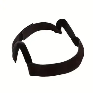 Wig Band For Lace Front Ear Cut Free Lace Melting Elastic Band Headband For Women No Slip C Shaped Ear Curve Black Color Regualr Size Accessories