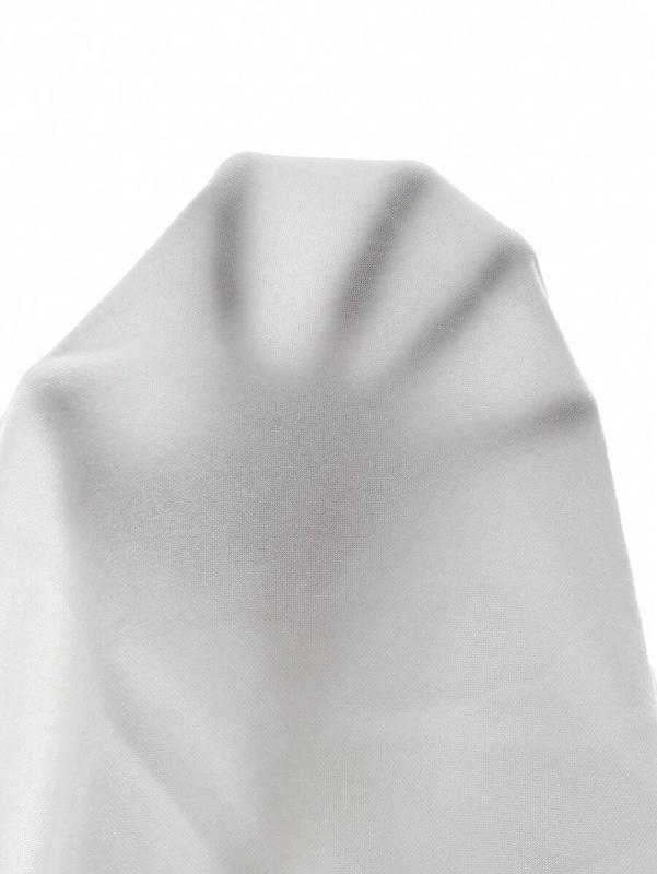 Women Solid Elastic Waist White Sweatpants Graduation,Back To School Outfits,Graduation,Teacher Outfits For Women,Back To School