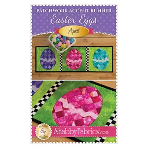 Patchwork Accent Runner Easter Eggs April