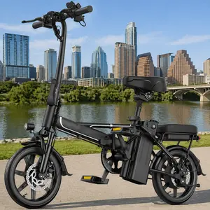 14" Mini E-Bike|500W(Peak 750W) Pure AluminumFrame|22Mph Top Speed |Up to 40 Miles Range Perfectfor Campus Commutes, Grocery Runs, or Leisure Rides NoMore Sweating - Electric Assist for Smooth Hills & LongDistances!