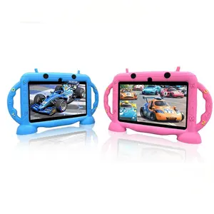 Android Tablet, Portable 7 Inch Touchscreen Tablet with Protective Case, Parental Control, Pre installed Applications & Free Games, Educational Tablet with WiFi, Bluetooth-compatible