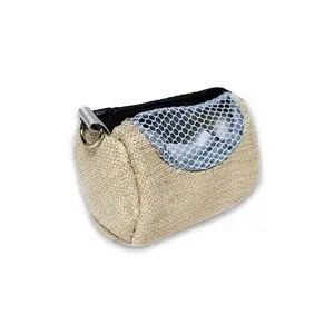 Hamster Carrier Bags Cross Body Bag Cylinder Design Practical House Travel Portable Squirrel Visible Mesh Pet Cage