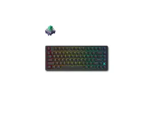 MCHOSE Jet 75 Rapid Trigger Keyboard 75% Percent, Hall Effect Black Gaming Keyboard, Wired RGB Custom Mechanical Keyboards with Magnetic Switch, PBT Keycaps (Black)