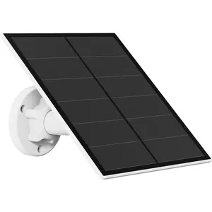 5W Solar Panel for Security Camera Outdoor, 5V USB Solar Panel Charger Compatible with Rechargeable Battery Powered Cam, IP65 Waterproof, 9.8ft Cable, 360° Adjustable Bracket