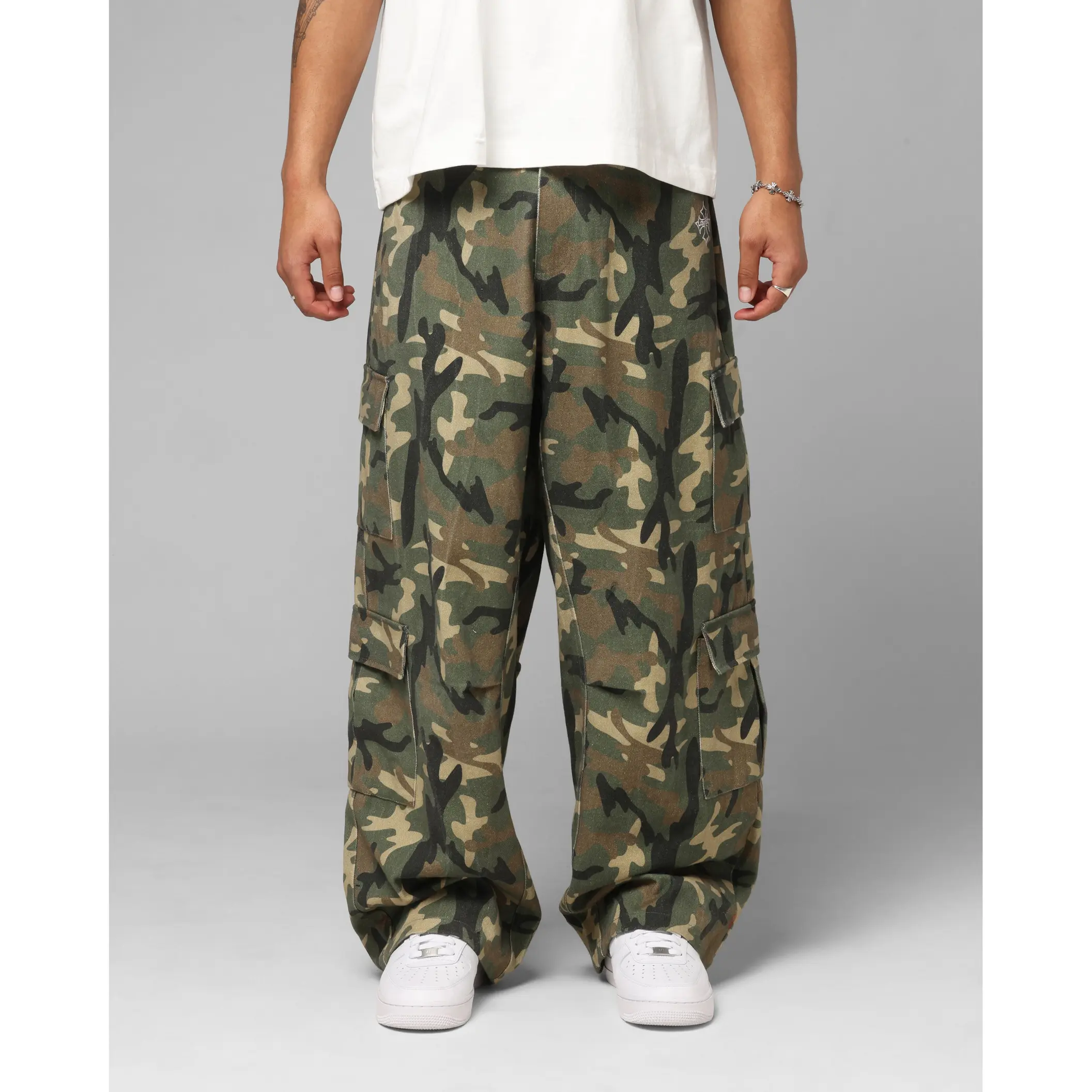 Loiter F-16 Balloon Cargo Pants Woodland Camo