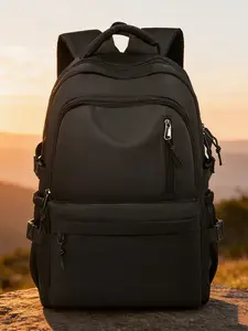 New Simple Casual Backpack, Travel Backpacks, Large Capacity Travel Bag, Unisex Commuter Laptop Bag, College Student Bookbag, Stylish and Functional