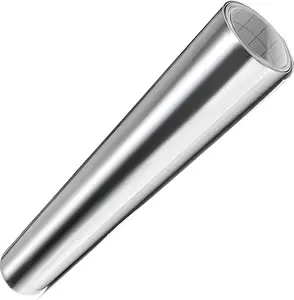 Car Vinyl Wrap Sticker, 12"×60" Chrome Mirror Film Sheet with Air Release Bubble Free, Self-Adhesive Glossy Metallic Vinyl Roll Paint Replacement Film for Cars Trucks SUVs (Silver)