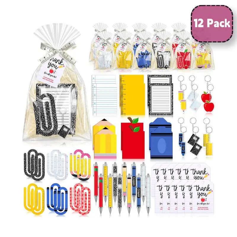 keychain&paper clip-12pcs