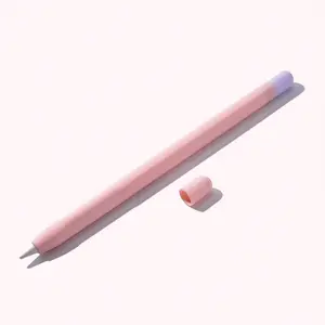 Vibrant Colorful Silicone Case for Apple Pencil, Protective Cover for Apple Pen, Stylish Design for Creative Work, Durable Protection for Your Device