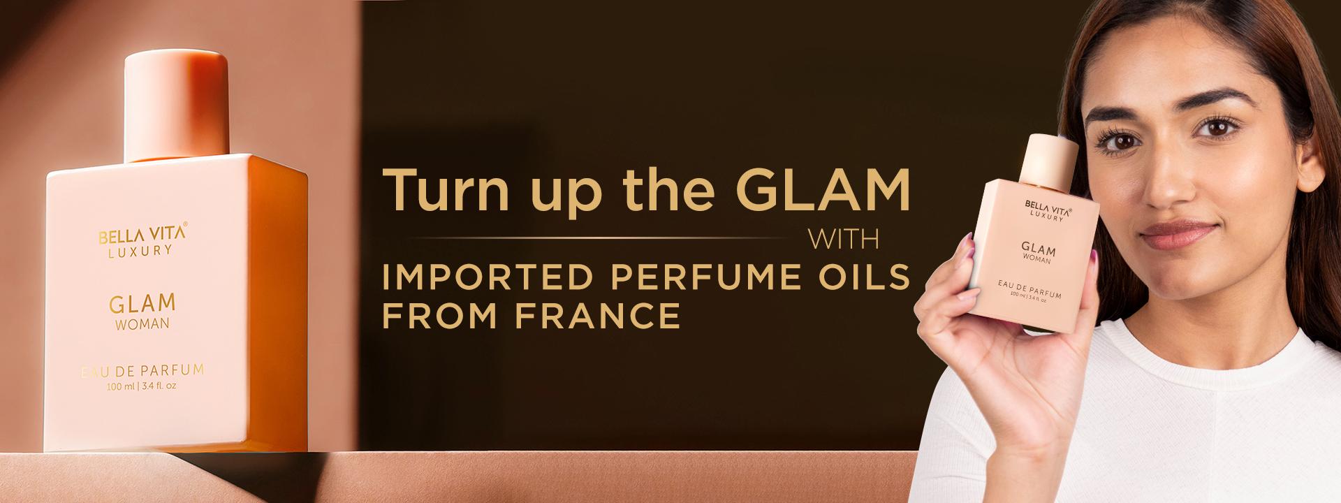 BellaVita Luxury's GLAM Woman x 2 | Eau De Parfum | Jasmine, White Honey, Rose, Virginia, Cedar | Floral - Premium & Long Lasting - 100 ML