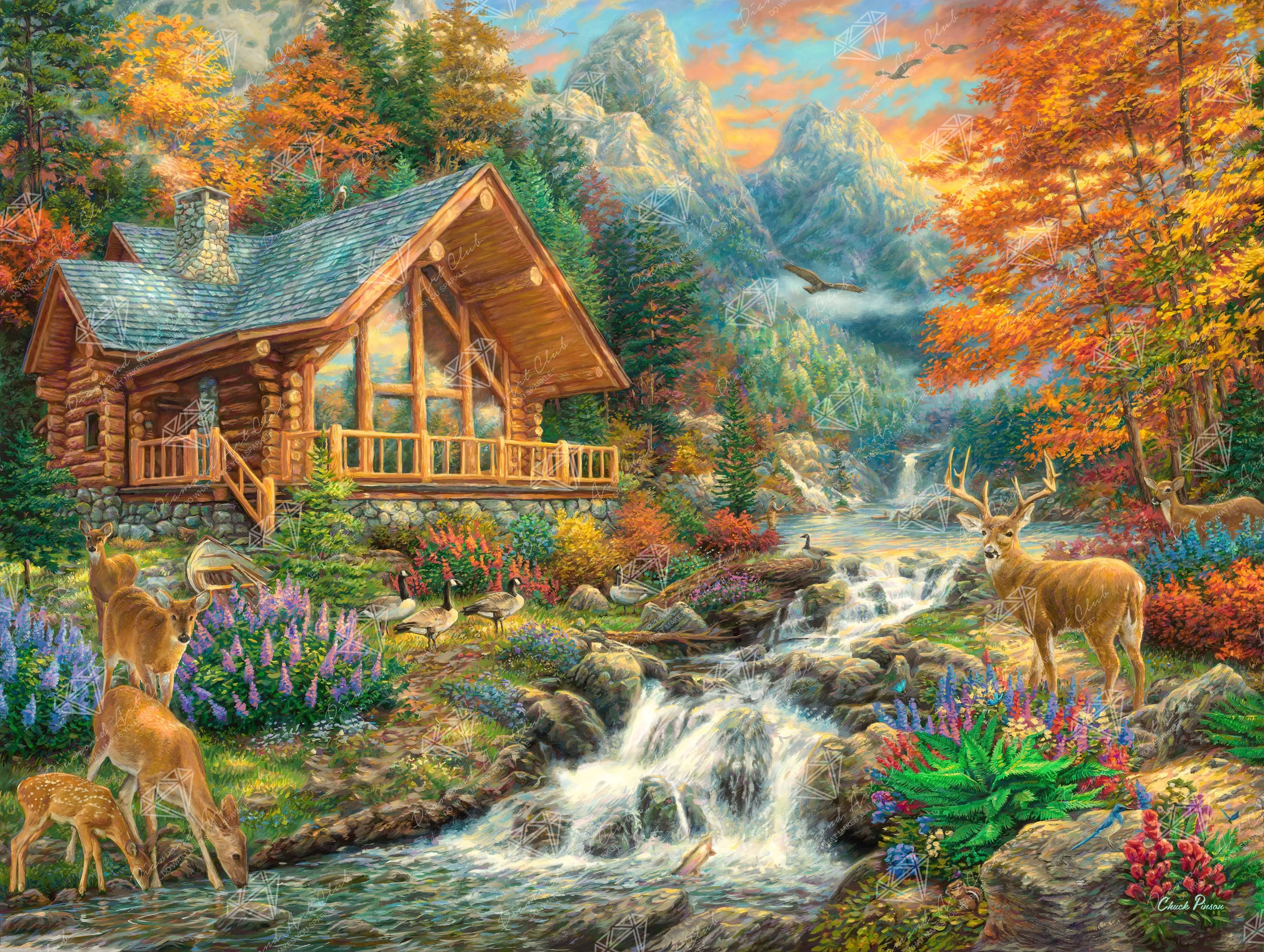 Diamond Art Club® Alpine Serenity Diamond Painting Kit