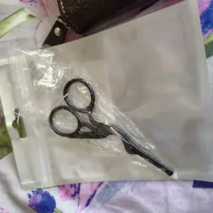 Stainless Steel Round Head Nose Hair Scissors, 1 Count Eagle Shaped Personal Trimming Tool, Suitable for Eyebrow & Nose Hair & Beard & Ear Trimming