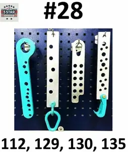 SET#28 Auto body frame machine tool Multi Hole Puller Pull Plates Draw Bar claw