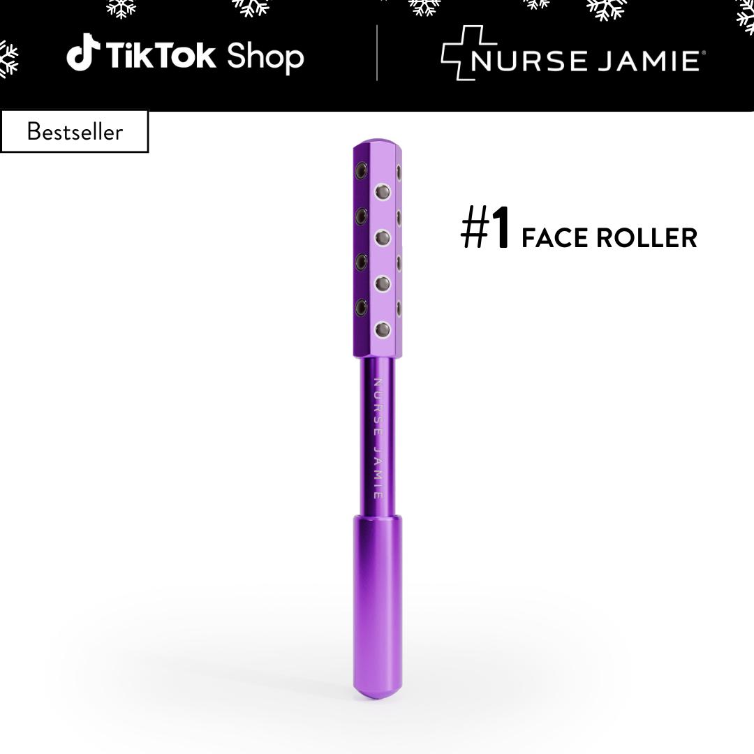 UpLift Facial Massaging Beauty Roller – Daily Skincare Tool for Comfort, Fluid Movement Support & Definition Enhancement