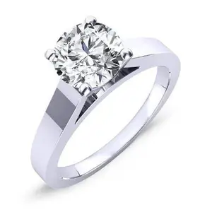 Snowdrop - Round Moissanite Engagement Ring