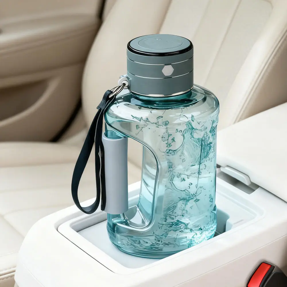 Car Water Bottle 1500ML Large Capacity Portable Hydrogen Generator Water Filter Ionizer Pure Hydrogen Rich Oxygen Bottle Electrolysis Drink Hydrogen Water Bottles Drink Containers