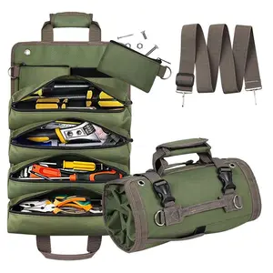 🔧Roll-Up Tool Bag | Multi-Pocket Durable Canvas Tool Organizer Perfect Valentine's Day Gift Tool Storage Bag