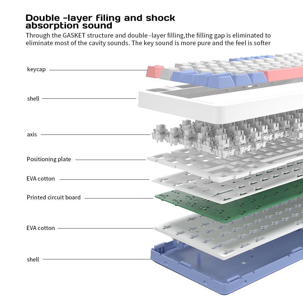 FURYCUBE G87 Side Erosion Glacier Orange Mechanical Creamy Keyboard - Noah Silver Switches, Single Mode White Backlight, Key Set, TKL Office Gaming keyboard with mute switch,Office,Silent,Wired FURYCUBE G87 Side Erosion Glacier Orange Mechanical Creamy Keyboard - Noah Silver Switches, Single Mode White Backlight, Key Set, TKL Office Gaming keyboard with mute switch,Office,Silent,Wired