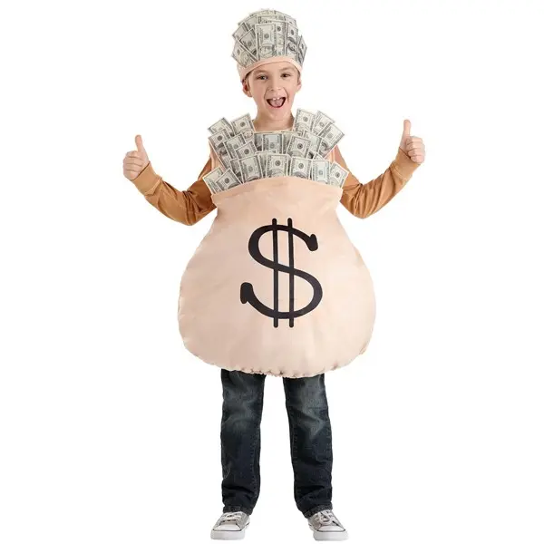 Kid's Money Bag Costume