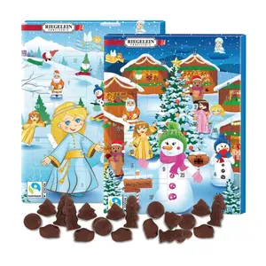 Riegelein German Chocolate Advent Calendar - Pack of 2 - Milk Chocolate - Christmas - Holidays - Kids - Snack - Delicious - Dessert