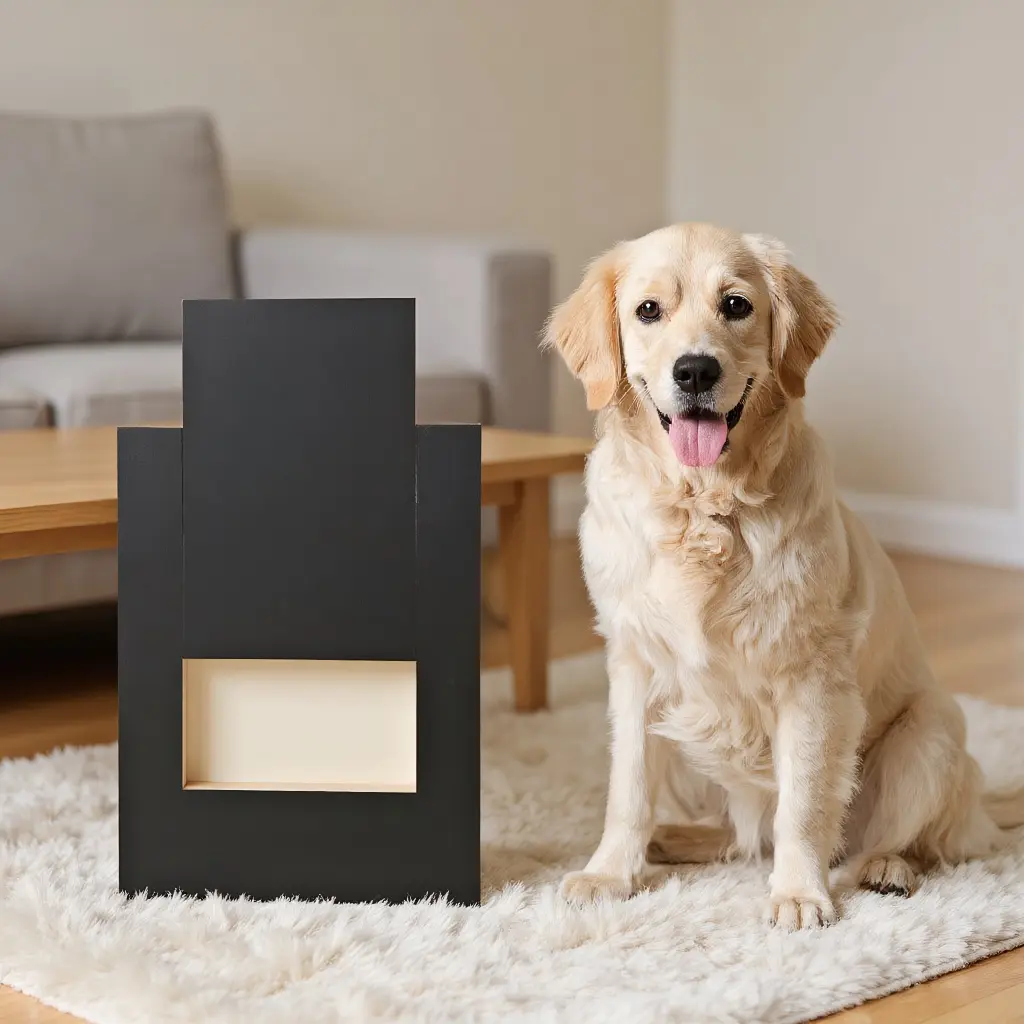 Retractable Wooden Dog Nail Grinder & Sandpaper Grooming Tool – Essential Scratch Board for Pet Grooming and Nail Care Silicone Dog & Cat Grooming Brush natural surface