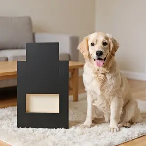 Retractable Wooden Dog Nail Grinder & Sandpaper Grooming Tool – Essential Scratch Board for Pet Grooming and Nail Care Silicone Dog & Cat Grooming Brush natural surface