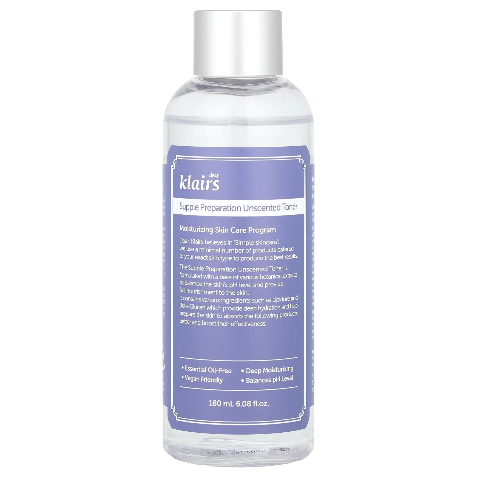 Dear, Klairs Supple Preparation Unscented Toner, 6.08 fl oz (180 ml) Dear, Klairs Supple Preparation Unscented Toner, 6.08 fl oz (180 ml)
