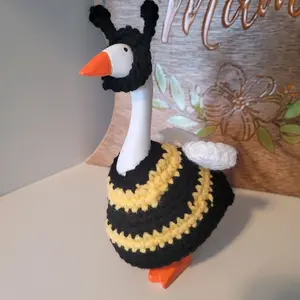 Crochet Desk Goose Outfits-Fits 7 inch Goose, Handmade, Outfit Only